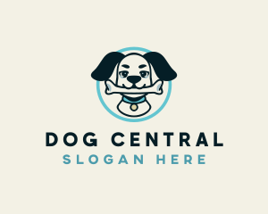 Puppy Dog Bone logo design