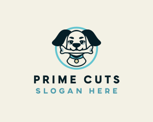 Puppy Dog Bone logo design