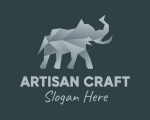 Origami Elephant Craft logo