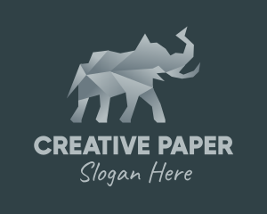 Origami Elephant Craft logo