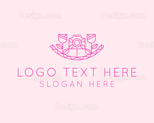 Pink Flower Photography Logo