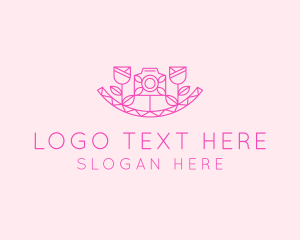 Pink Flower Photography logo design