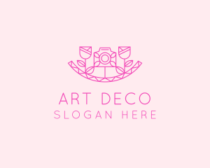 Pink Flower Photography logo design