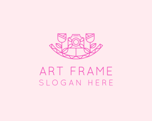 Pink Flower Photography logo design