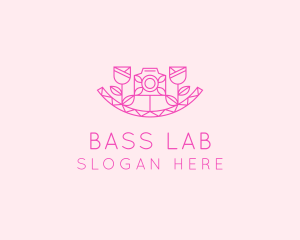 Pink Flower Photography logo design