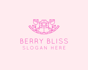 Pink Flower Photography logo design