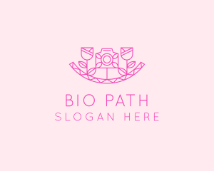 Pink Flower Photography logo design