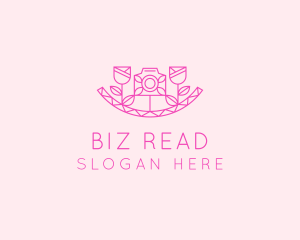 Pink Flower Photography logo design