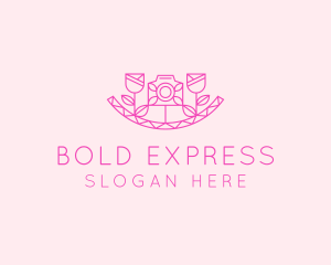 Pink Flower Photography logo design