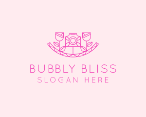 Pink Flower Photography logo design