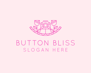 Pink Flower Photography logo design