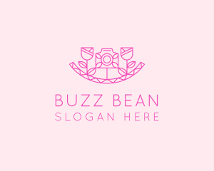 Pink Flower Photography logo design