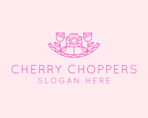 Pink Flower Photography logo design