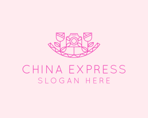 Pink Flower Photography logo design