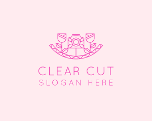 Pink Flower Photography logo design