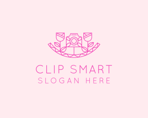 Pink Flower Photography logo design