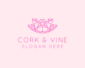 Pink Flower Photography logo design