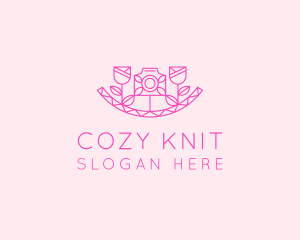 Pink Flower Photography logo design