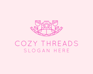 Pink Flower Photography logo design