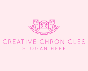 Pink Flower Photography logo design