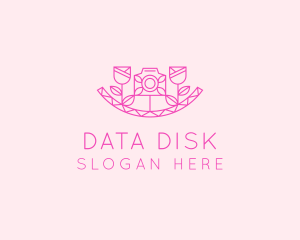 Pink Flower Photography logo design