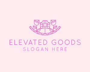 Pink Flower Photography logo design