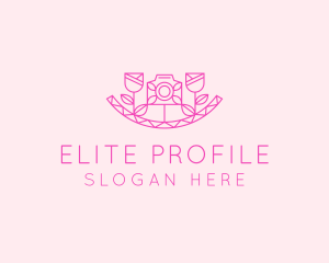 Pink Flower Photography logo design