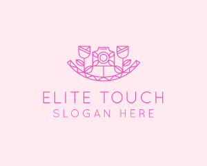 Pink Flower Photography logo design