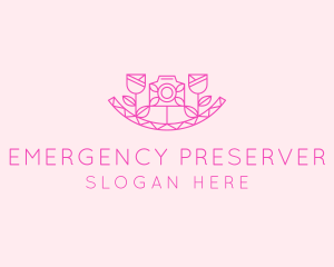 Pink Flower Photography logo design