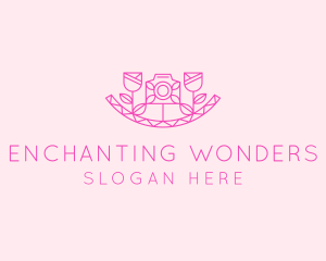 Pink Flower Photography logo design