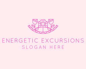 Pink Flower Photography logo design