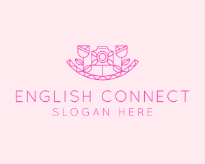 Pink Flower Photography logo design