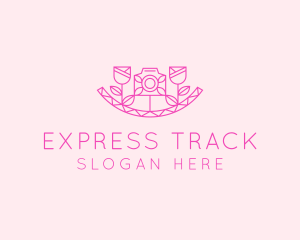 Pink Flower Photography logo design