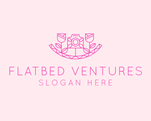 Pink Flower Photography logo design