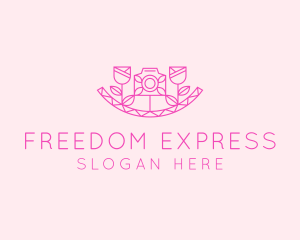 Pink Flower Photography logo design