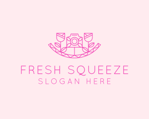 Pink Flower Photography logo design