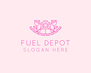 Pink Flower Photography logo design