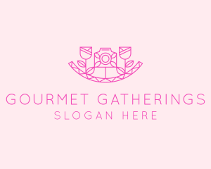 Pink Flower Photography logo design