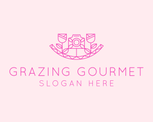 Pink Flower Photography logo design