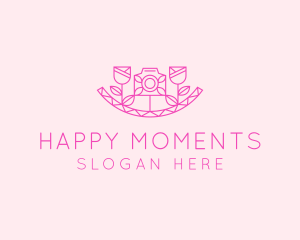 Pink Flower Photography logo design