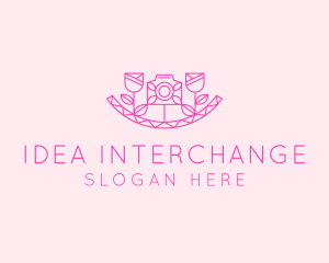 Pink Flower Photography logo design