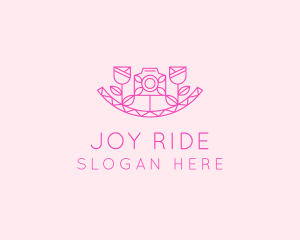 Pink Flower Photography logo design