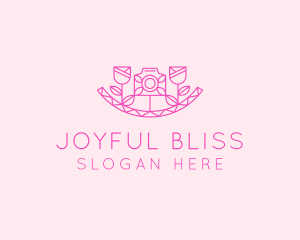 Pink Flower Photography logo design