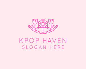 Pink Flower Photography logo design