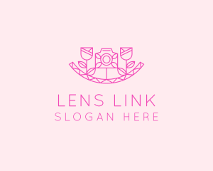 Pink Flower Photography logo design