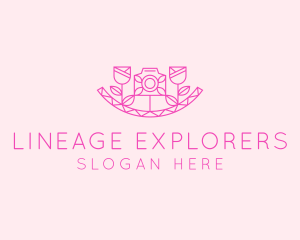 Pink Flower Photography logo design