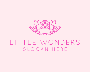 Pink Flower Photography logo design