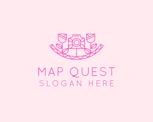 Pink Flower Photography logo design