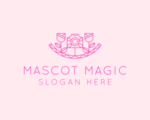 Pink Flower Photography logo design