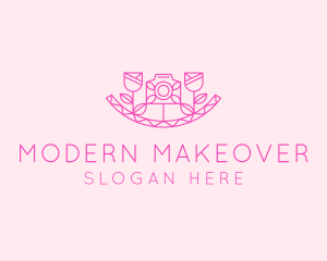 Pink Flower Photography logo design